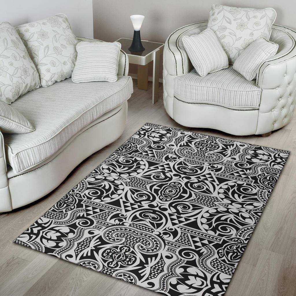 Polynesian Gray Area Rug - Polynesian Pride