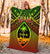 Polynesian Guam Premium Blanket - Reggae Vintage Polynesian Patterns - Polynesian Pride