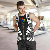 Cook Islands Men Tank Top - Polynesian Tattoo Black - Polynesian Pride