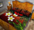 Kanaka Maoli (Hawaiian) Quilt Bed Set, Polynesian Plumeria Banana Leaves Red - Polynesian Pride