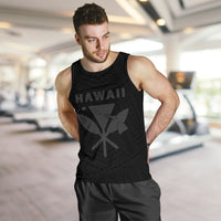 Hawaii Kanaka Polynesian Men's Tank Top Grey - Polynesian Pride