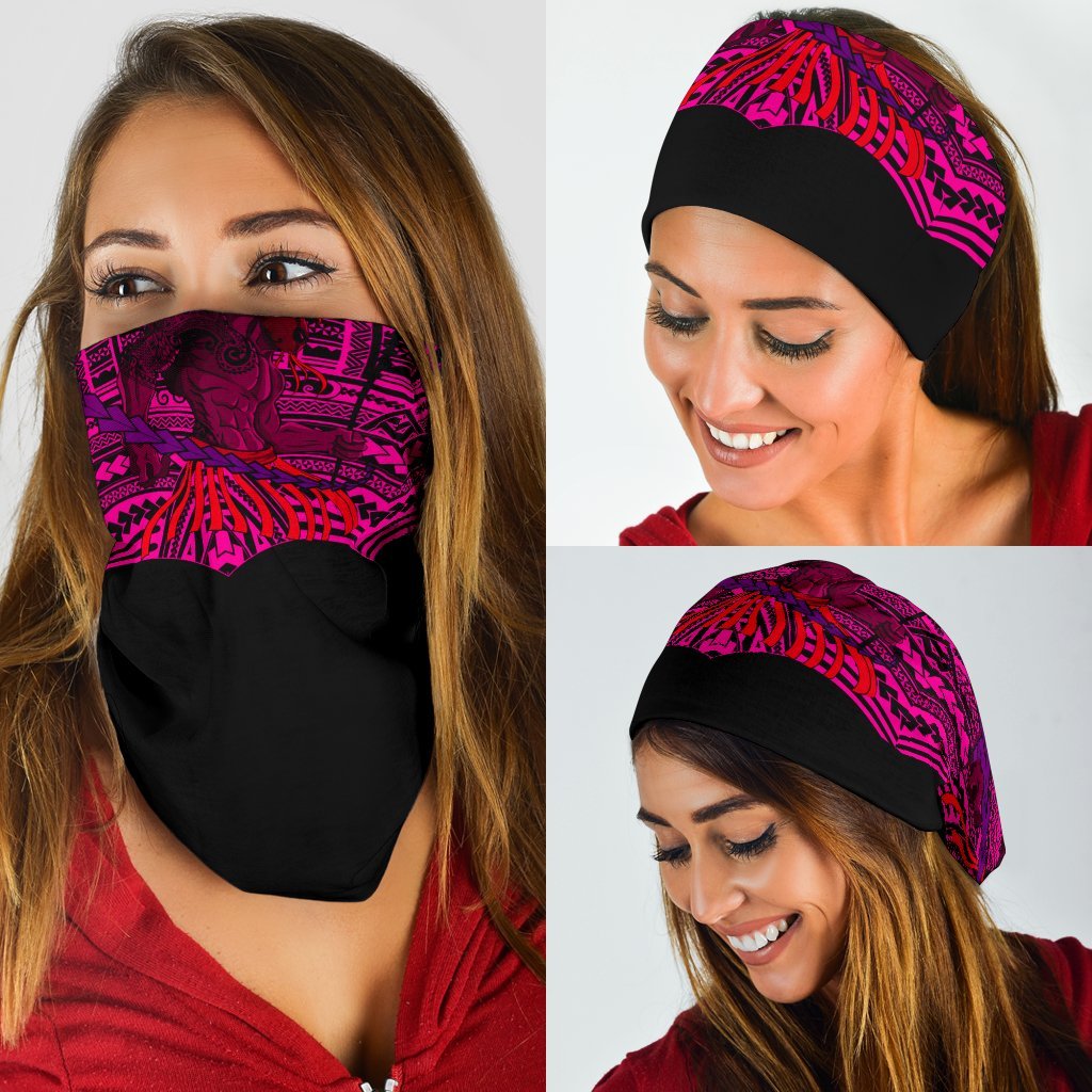 Hawaii Polynesian Warrior Kanaka Anchor Bandana 3-Pack - AH - Pink - Polynesian Pride