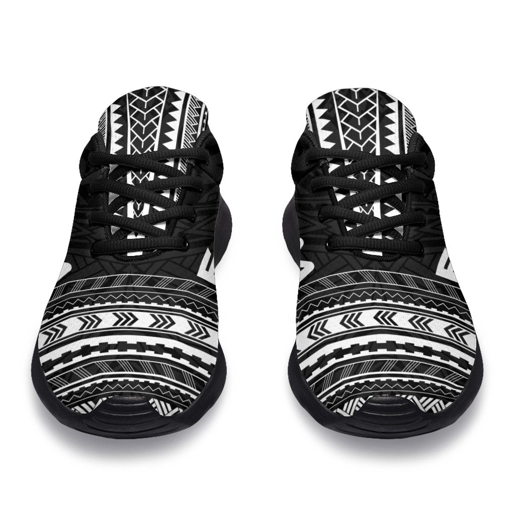 Federated States Of Micronesia Sporty Sneakers - Polynesian Chief Black Version - Polynesian Pride