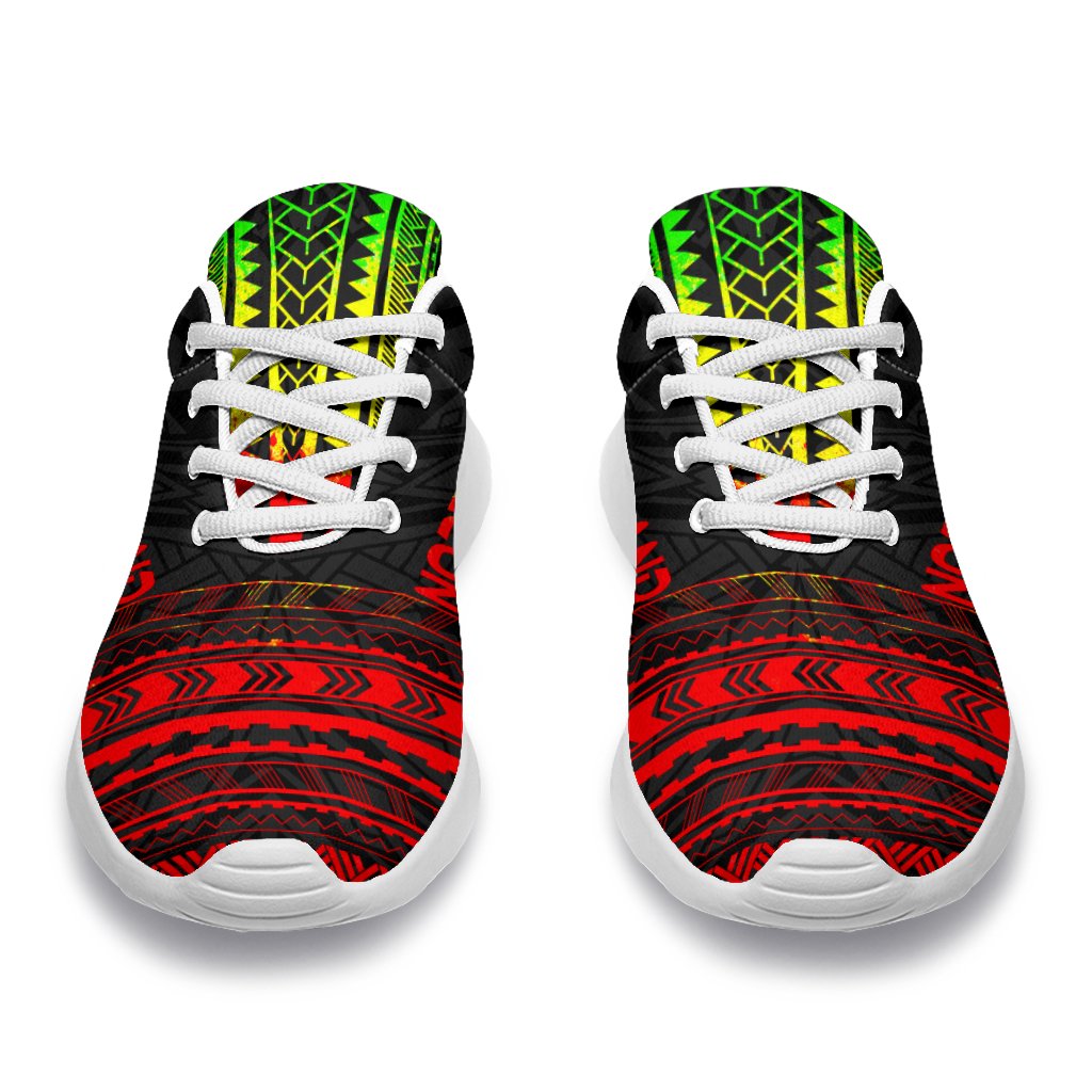 Norfolk Island Sporty Sneakers - Polynesian Chief Reggae Version - Polynesian Pride