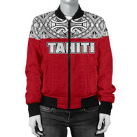 Tahiti Women's Bomber Jacket - Polynesian Design - Polynesian Pride