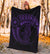 Seahorse Polynesian Blanket - Polynesian Tattoo Purple - Polynesian Pride