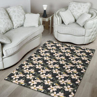 Tropical Toucans Hibiscus Palm Leaves Rug - Polynesian Pride