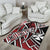 Wallis and Futuna Area Rug - Tribal Flower Special Pattern Red Color - Polynesian Pride