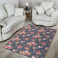 Tropical Butterfly Pink Rug - Polynesian Pride