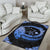 Hawaii Turtle Hibiscus Corner Map Polynesian Area Rug AH - Polynesian Pride