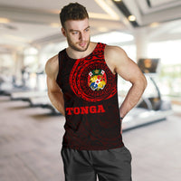Tonga Polynesian Tattoo Style Tank Top A7 - Polynesian Pride