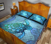 Turtle Beauty Quilt Bed Set - Polynesian Pride