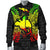 Papua New Guinea Polynesian Men's Bomber Jacket Map Reggae - Polynesian Pride