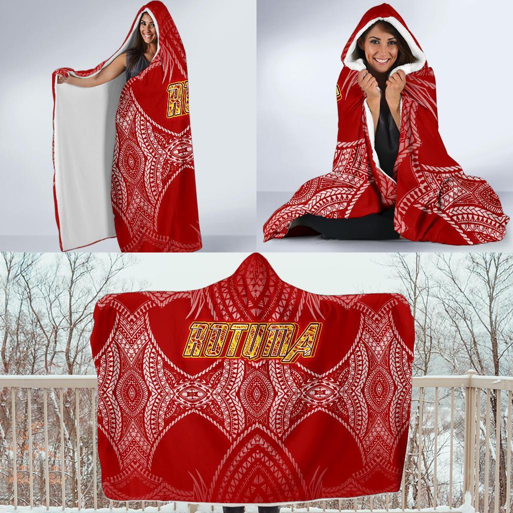 Rotuma Economy Hooded Blanket Melanesian Style - Polynesian Pride