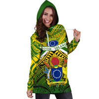 Cook Islands Rugby Hoodie Dress Spirit - Polynesian Pride
