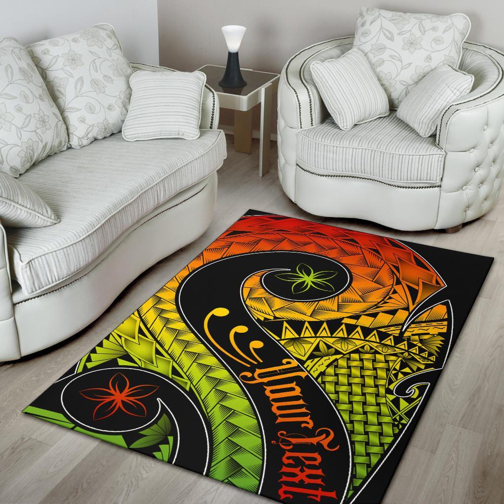 Hawaii Personalised Area Rug - Hawaii Polynesian Decorative Patterns - Polynesian Pride