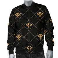 Kanaka Maoli Men's Bomber Jacket Regal AH - Polynesian Pride