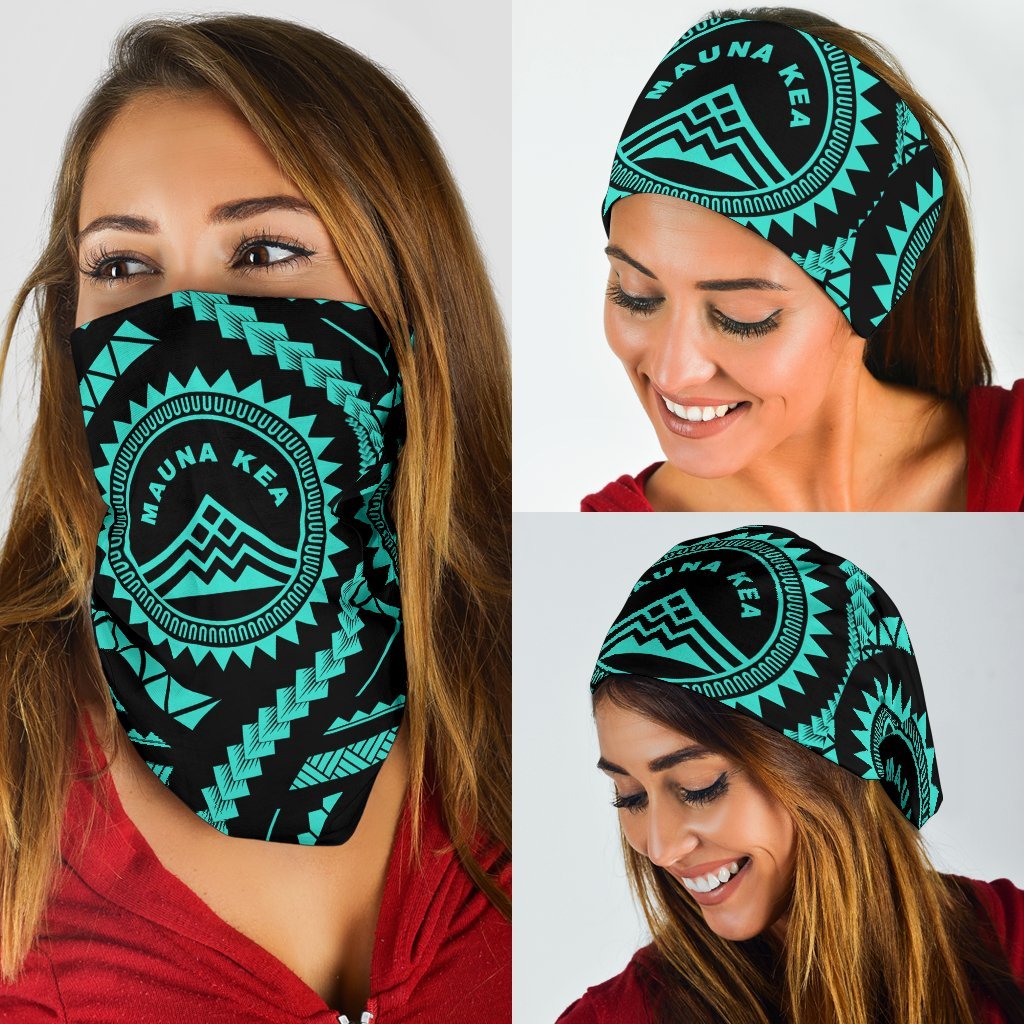 Hawaiian Mauna Kea Turquoise Bandana 3 - Pack - Polynesian Pride