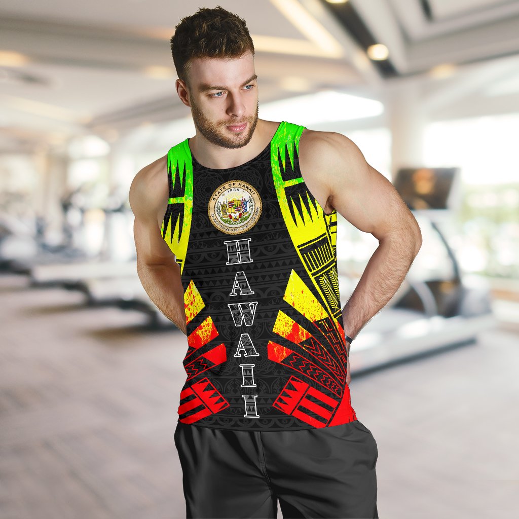 Hawaii Men Tank Top - Polynesian Tattoo Reggae - Polynesian Pride