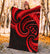 New Zealand Maori Mangopare Premium Blanket Polynesian - Red - Polynesian Pride