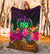 Samoa Premium Blanket - Summer Hibiscus - Polynesian Pride