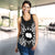 Cook Islands Polynesian Women Tank Top Map Black - Polynesian Pride