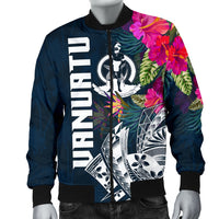 Nauru Men's Bomber Jacket - Summer Vibes - Polynesian Pride