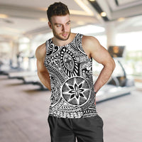 Polynesian Hawaiian Style Tribal Tattoo White Hawaii Men's Tank Top - Polynesian Pride