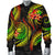 American Samoa Polynesian Men Bomber Jacket - Reggae Plumeria - Polynesian Pride