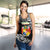 Mate Ma'a Tonga Rugby Women's Racerback Tank Polynesian Unique Vibes - Black - Polynesian Pride