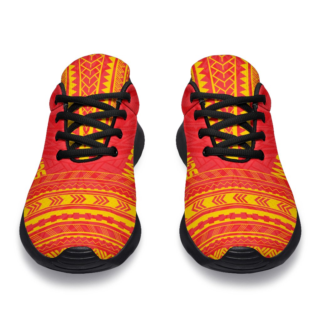 Marquesas Islands Sporty Sneakers - Polynesian Chief Flag Version - Polynesian Pride