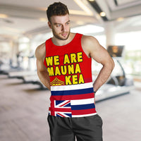 Hawaii Men's Tank Top Flag Mauna Kea - Polynesian Pride