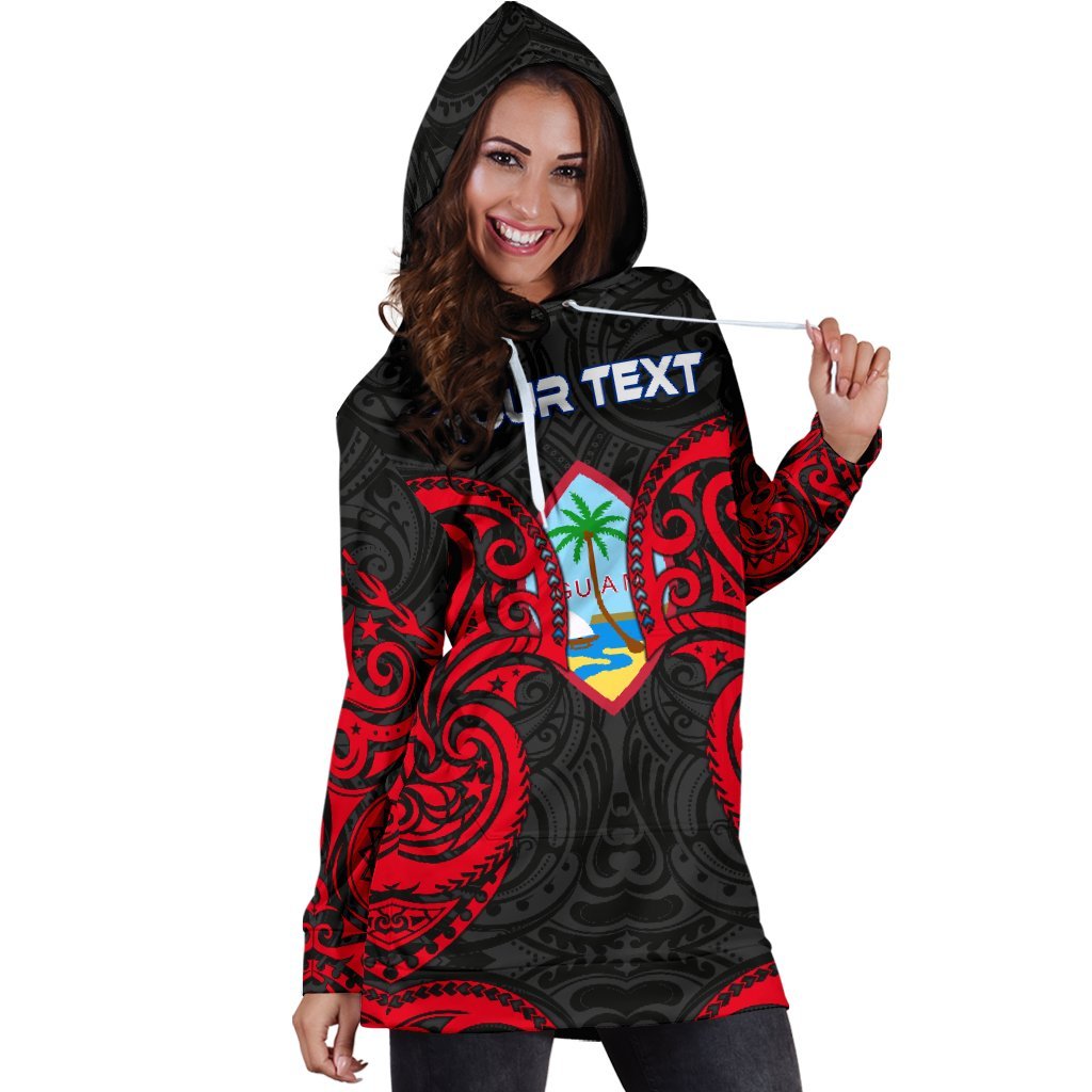 Guam Polynesian Custom Personalised Hoodie Dress - Guam Spirit - Polynesian Pride