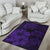 Hawaiian Map Hibiscus Flowers Vintage Polynesian Rug AH - Polynesian Pride