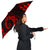 Seal Of Hawaii Polynesian Umbrella Red - Circle Style - Polynesian Pride