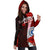 Northern Mariana Islands Polynesian Hoodie Dress - Coat Of Arm With Hibiscus - Polynesian Pride