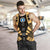 Northern Mariana Islands Men Tank Top - Polynesian Tattoo Gold - Polynesian Pride