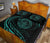 Palau Quilt Bed Set - Turquoise - Frida Style - Polynesian Pride
