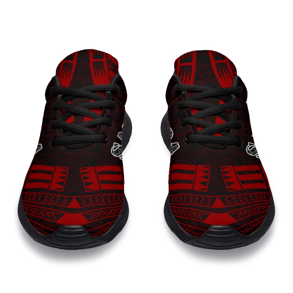 Samoa Sport Sneakers - Polynesian Tattoo Red - Polynesian Pride