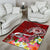 FSM Area Rug - Turtle Plumeria (RED) - Polynesian Pride