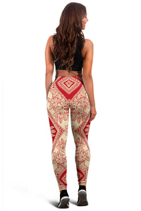 Polynesian Plumeria Mix Hawaii Women's Leggings AH - Polynesian Pride