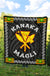Kanaka Maoli Flag Polynesian Premium Quilt White - Love Style - Polynesian Pride