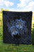 Hawaii Premium Quilt - Turtle Strong Pattern Hibiscus Plumeria Blue AH - Polynesian Pride