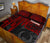 Pohnpei Quilt Bed Set - Pohnpei Seal In Heartbeat Patterns Style (Red) - Polynesian Pride
