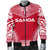 Samoa Flag Polynesian Chief Men's Bomber Jacket - Polynesian Pride