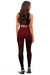 Tonga Women's Leggings - Hibiscus Flowers Red Color Style - Polynesian Pride