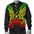 Vanuatu Polynesian Men's Bomber Jacket Map Reggae - Polynesian Pride