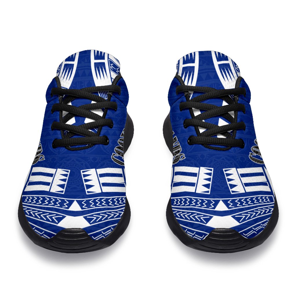 Cook Islands Sport Sneakers - Polynesian Tattoo Flag - Polynesian Pride