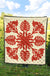 Hawaiian Kalo Pattern Premium Quilt - Green - Argu Style - AH - Polynesian Pride