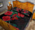 Hibiscus Red Flower Quilt Bed Set - Polynesian Pride